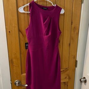 Express Magenta Midi Dress